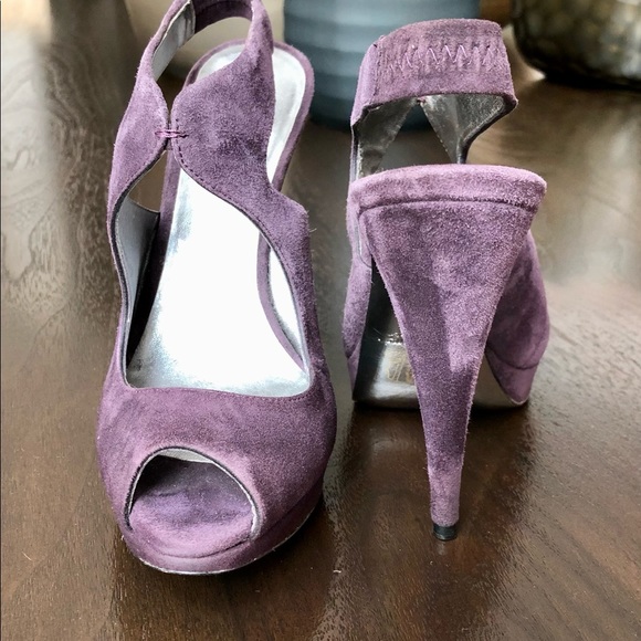 Miu Miu Shoes - Size 6 1/2 Miu Miu in a Rich Purple Suede.